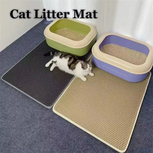 Streufänger Matte            -Nie wieder Katzenstreu im Haus