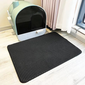 Streufänger Matte            -Nie wieder Katzenstreu im Haus