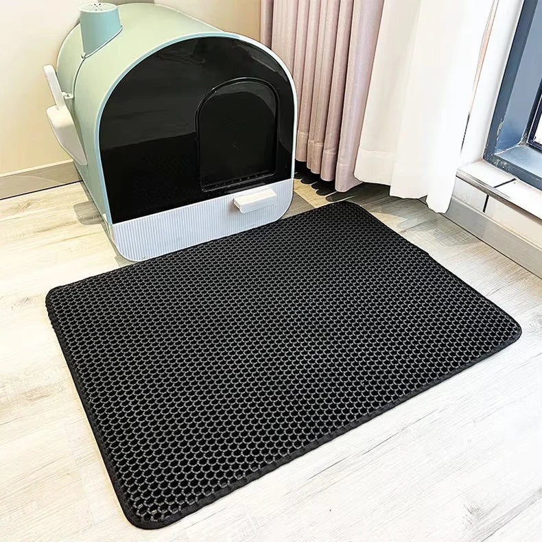 Streufänger Matte            -Nie wieder Katzenstreu im Haus