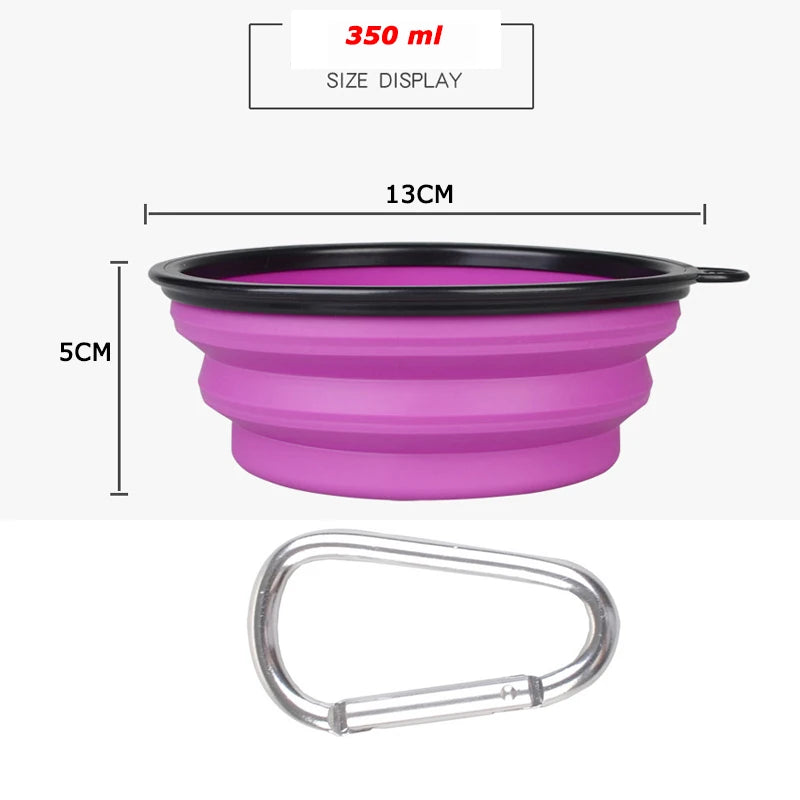 Flexi Napf- Zusammenfaltbarer Napf